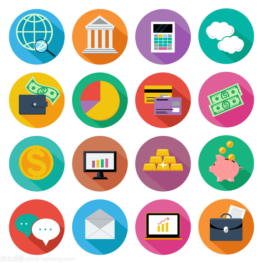 圖標集在財務、投資管理與財務咨詢中的視覺溝通價值